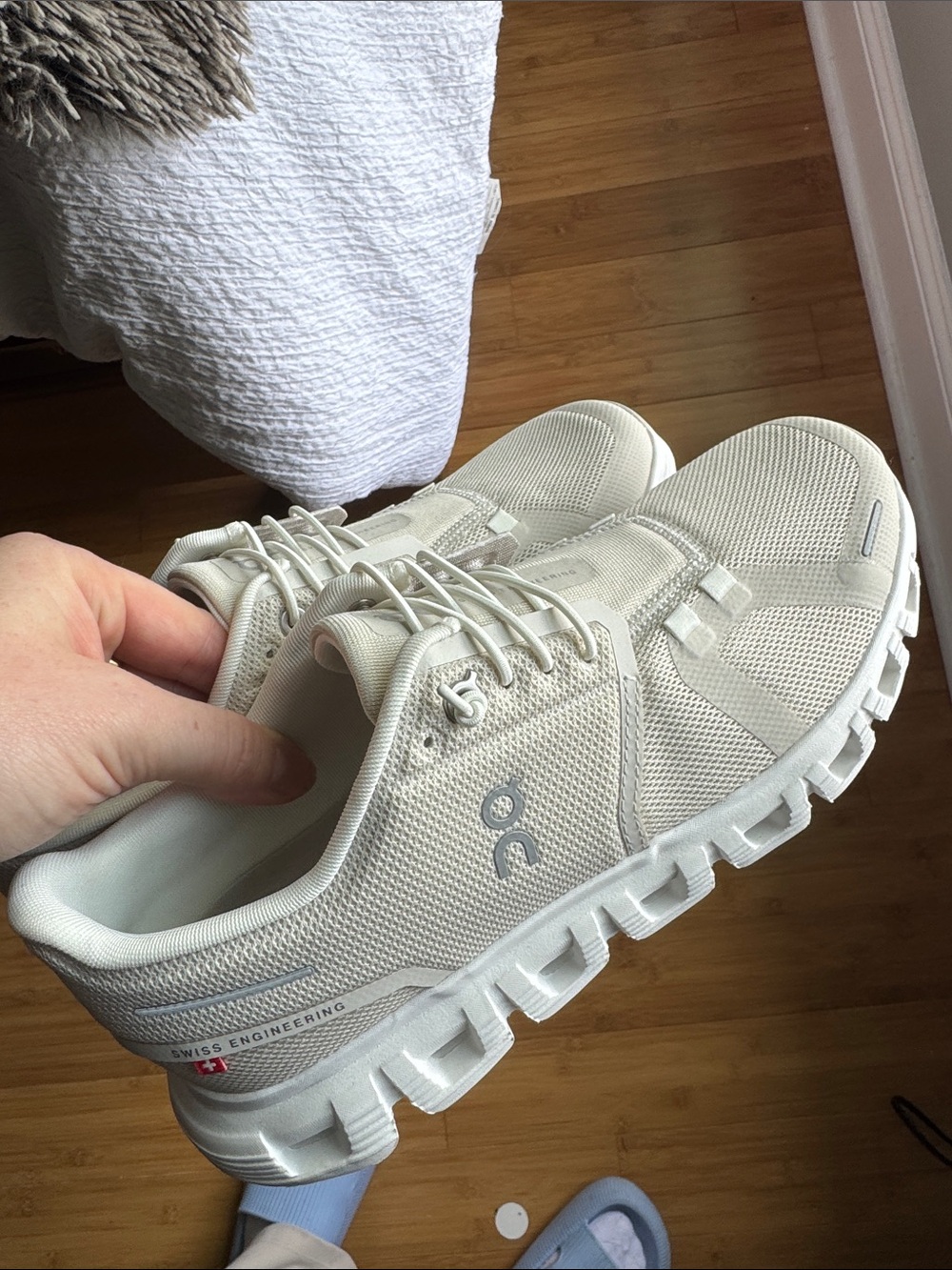 On Running Women's Sneakers in Ivory White